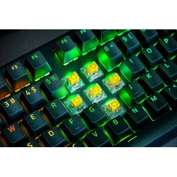 Razer BlackWidow V4 Pro klaviatūra mechaninė žaidimams USB QWERTY US International juoda mechaniniai RGB LED