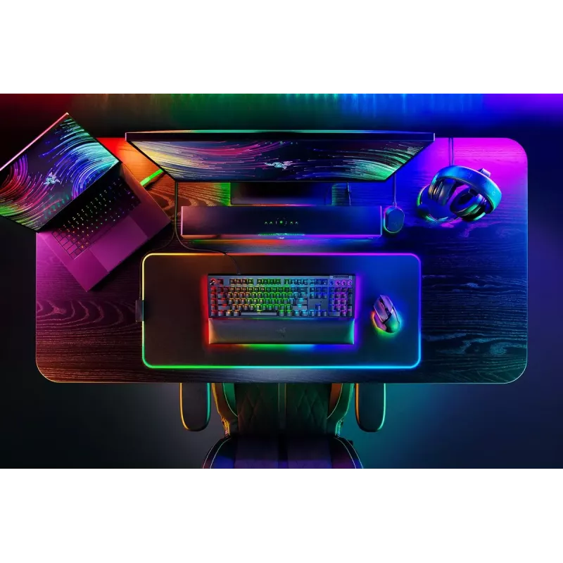 Razer BlackWidow V4 Pro klaviatūra mechaninė žaidimams USB QWERTY US International juoda mechaniniai RGB LED