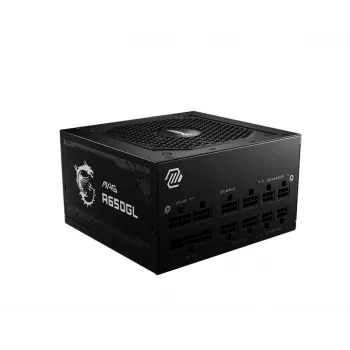 MSI MAG A650GL maitinimo blokas 650 W 20+4 pin ATX ATX Juoda