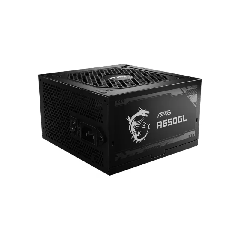 MSI MAG A650GL maitinimo blokas 650 W 20+4 pin ATX ATX Juoda