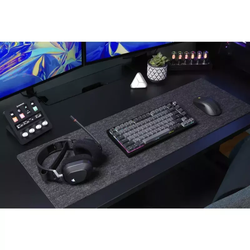 Mechaninė žaidimų klaviatūra Corsair K65 PLUS WIRELESS RGB Wireless USB Juoda