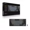 Mechaninė žaidimų klaviatūra Corsair K65 PLUS WIRELESS RGB Wireless USB Juoda