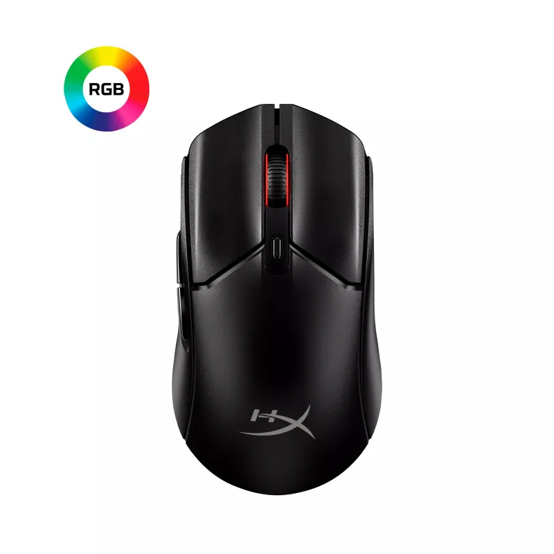 HyperX Pulsefire Haste 2 Core Wls - Žaidimų pelė (Juoda/Juoda)