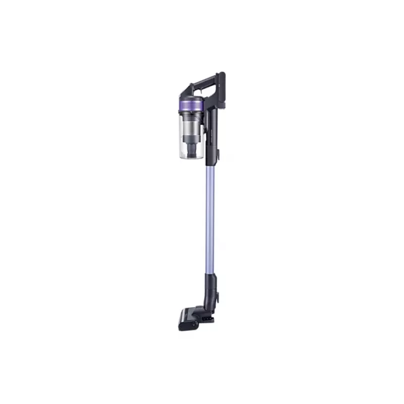 Samsung VS15A6031R4/GE belaidis lazdinis dulkių siurblys, akumuliatorinis, sausas valymas, cikloninis, be maišelio, 0,8 l, 410 W, juoda, violetinė