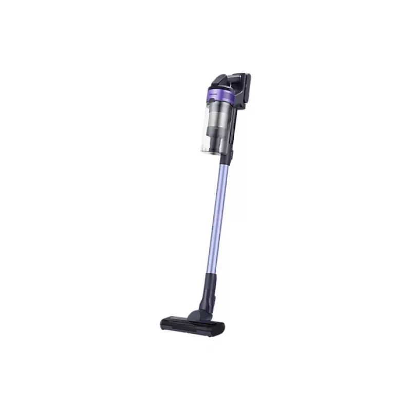 Samsung VS15A6031R4/GE belaidis lazdinis dulkių siurblys, akumuliatorinis, sausas valymas, cikloninis, be maišelio, 0,8 l, 410 W, juoda, violetinė