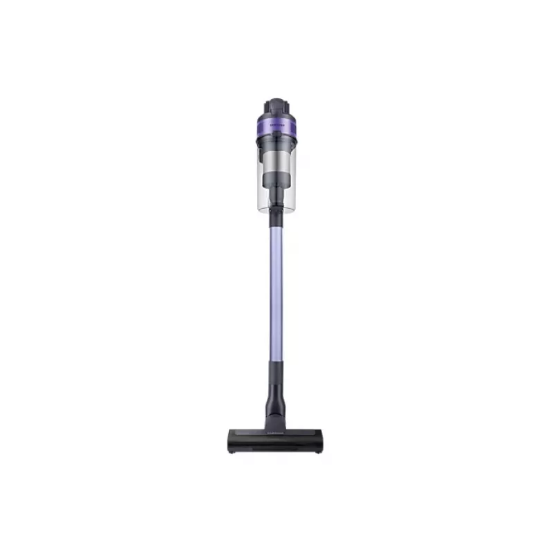 Samsung VS15A6031R4/GE belaidis lazdinis dulkių siurblys, akumuliatorinis, sausas valymas, cikloninis, be maišelio, 0,8 l, 410 W, juoda, violetinė
