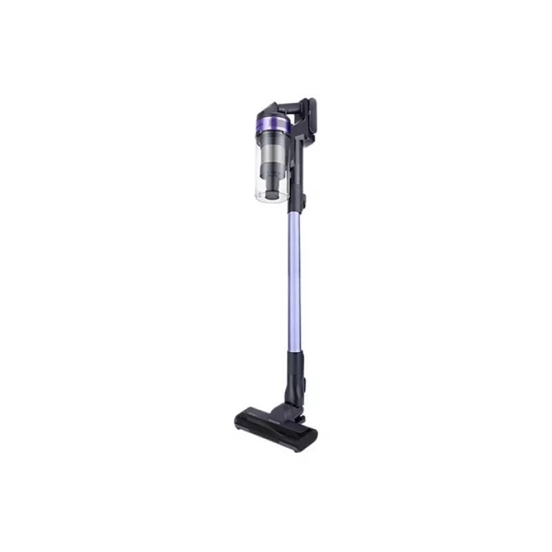 Samsung VS15A6031R4/GE belaidis lazdinis dulkių siurblys, akumuliatorinis, sausas valymas, cikloninis, be maišelio, 0,8 l, 410 W, juoda, violetinė