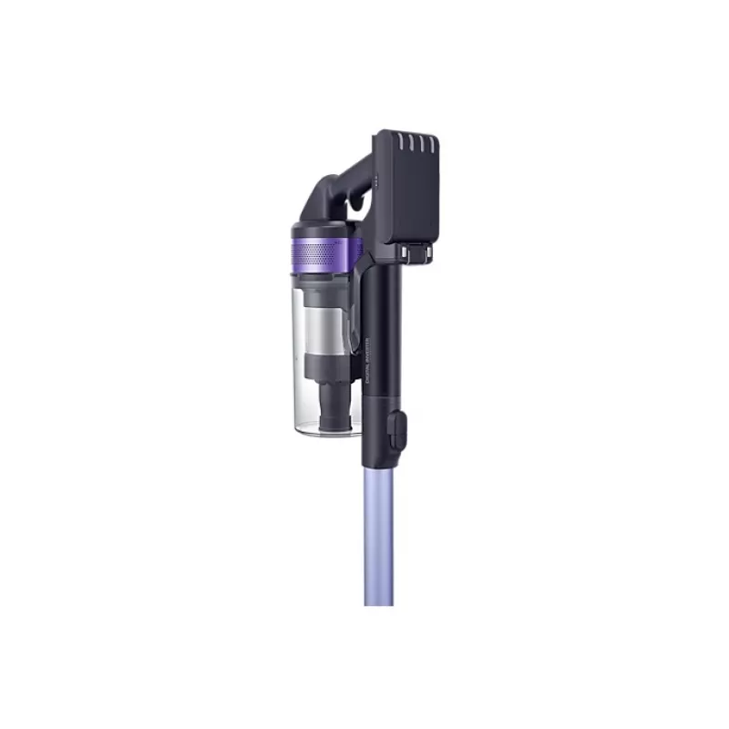 Samsung VS15A6031R4/GE belaidis lazdinis dulkių siurblys, akumuliatorinis, sausas valymas, cikloninis, be maišelio, 0,8 l, 410 W, juoda, violetinė