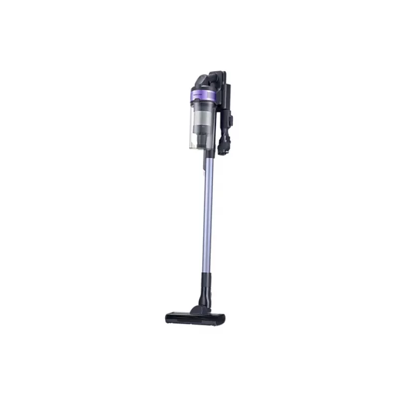 Samsung VS15A6031R4/GE belaidis lazdinis dulkių siurblys, akumuliatorinis, sausas valymas, cikloninis, be maišelio, 0,8 l, 410 W, juoda, violetinė