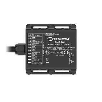 GPS sekiklis Teltonika FMB204 Universal Juodas Viena SIM 1800 mAh