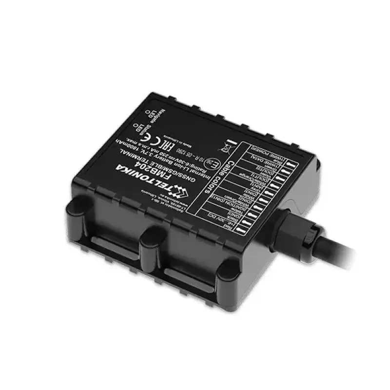 GPS sekiklis Teltonika FMB204 Universal Juodas Viena SIM 1800 mAh