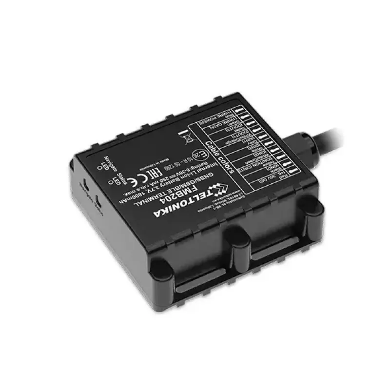 GPS sekiklis Teltonika FMB204 Universal Juodas Viena SIM 1800 mAh