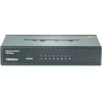 Nevaldomas jungiklis Trendnet GREENnet TEG-S82G, 8× Gigabit Ethernet
