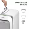 Fellowes LX221 popieriaus smulkintuvas, mikro pjūvis, 20 lapų, P-5, 30 l, baltas