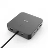 i-tec USB-C HDMI Dual DP dokų stotelė su 100 W maitinimo adapteriu
