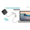 i-tec USB-C HDMI Dual DP dokų stotelė su 100 W maitinimo adapteriu