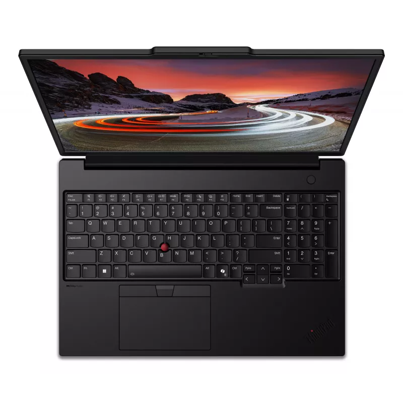 Lenovo ThinkPad P16s Gen 3 (Intel) Intel Core Ultra 7 155H Mobilioji darbo stotis 40,6 cm (16 colių) WUXGA 32 GB DDR5-SDRAM 1 TB SSD NVIDIA RTX 500 Ada Wi-Fi 6E (802.11ax) Windows 11 Pro Anglų Juoda