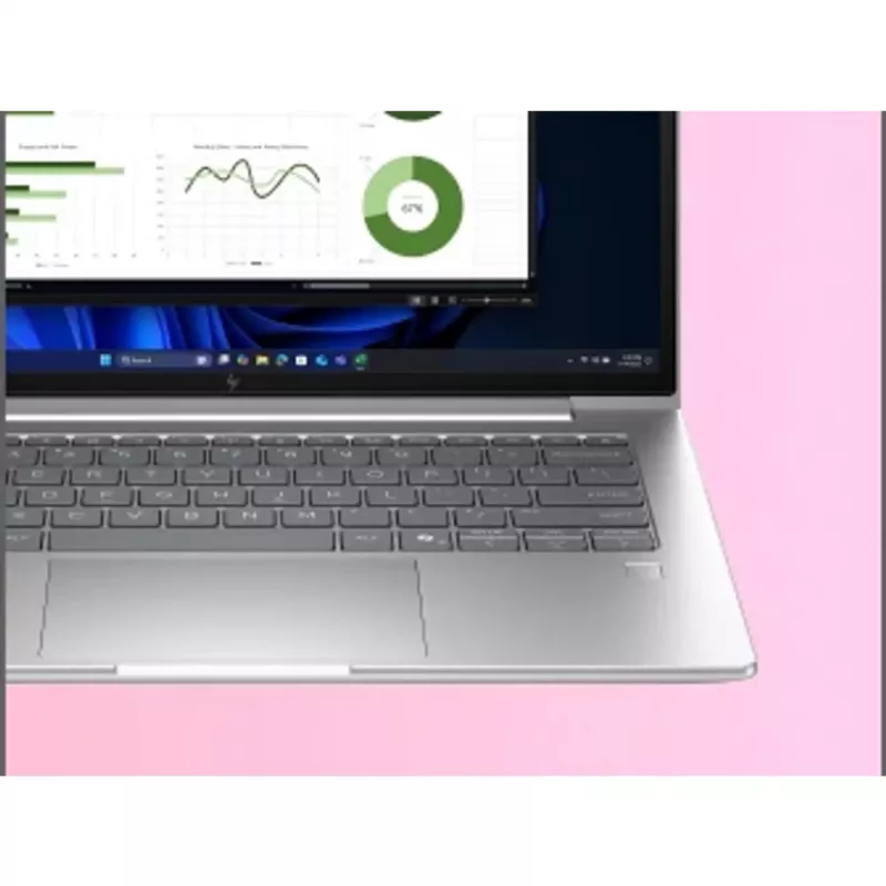 HP EliteBook 6 G1ah AMD Ryzen™ 5 220 nešiojamas kompiuteris 35,6 cm (14 colių) WUXGA 16 GB DDR5-SDRAM Wi-Fi 7 (802.11be) Windows 11 Pro sidabrinis