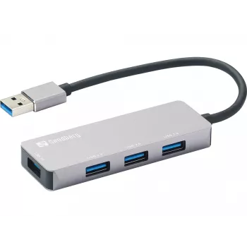 Sandberg USB-A Hub 1xUSB 3.0 + 3xUSB 2.0 SAVER