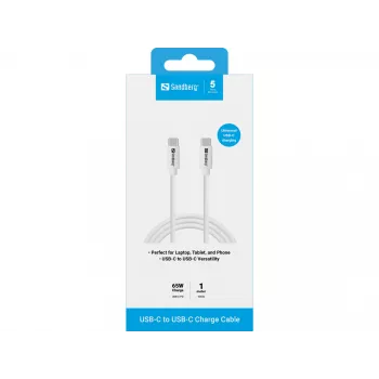 Sandberg USB-C įkrovimo laidas 1M, 65W