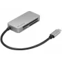 Sandberg USB-C Multi Card Reader Pro, CF, MMC, MicroSD, SD, SDHC, SDXC, xD, juodas, USB 3.2 Gen 1 Type-C, 1 vnt., 82 mm, 23 mm