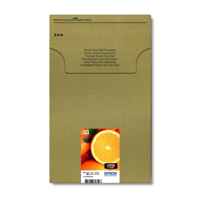 Epson Oranges Multipack 5 spalvų 33 Claria Premium Ink EasyMail rinkinys