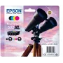Epson 502XL C13T02W64020 Claria Home Ink keturių XL kasečių rašalo komplektas, 4 vnt., 28,4 ml, juoda/žydra/purpurinė/geltona, iki 550 (juoda) / 470 (spalvos) puslapių