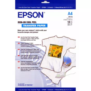 Epson Iron-on-Transfer Paper A4 – 10 lapų