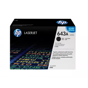 Kasetė su toneriu HP 643A Q5950A 13000 puslapių Juoda