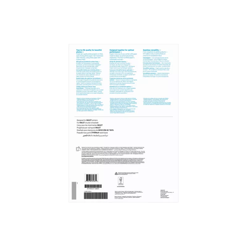 HP Advanced Photo Paper Glossy 250 g/m² A3 (297 x 420 mm) 20 lapų