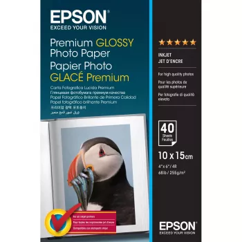 Epson Premium Glossy Photo Paper 10x15cm 40 lapų