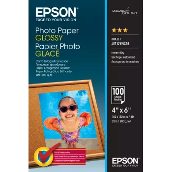 Epson nuotraukų popierius blizgus - 10x15cm - 100 lapų