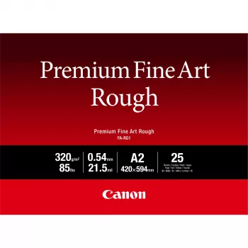 Canon FA-RG1 Premium Fine Art Rough Popierius, A2, 25 lapų, 330 g/m², rašalinis, 540 µm