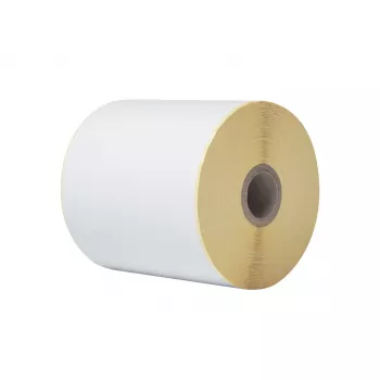 Brother nuolatinės tiesioginės termo etikečių ritinėlis, baltas, lipnios etiketės, 10,2 cm, TD-4410D, TD-4420DN, TD-4520DN, TD-4550DNWB