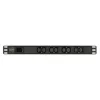 APC Easy Basic Rack PDU EPDU1016B 1U 1 fazė 3.7kW 230V 16A 8x C13 lizdai IEC60320 C20 įvadas