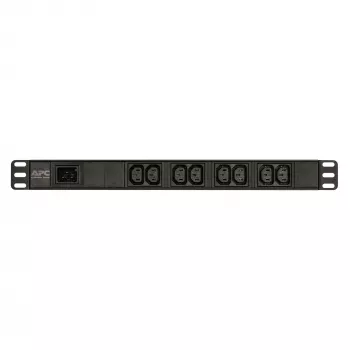 APC Easy Basic Rack PDU EPDU1016B 1U 1 fazė 3.7kW 230V 16A 8x C13 lizdai IEC60320 C20 įvadas