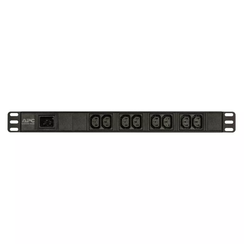 APC Easy Basic Rack PDU EPDU1016B 1U 1 fazė 3.7kW 230V 16A 8x C13 lizdai IEC60320 C20 įvadas