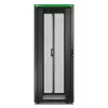 APC Easy Rack 42U juodas su stogu, ratukais, kojelėmis, 4 kronšteinais ir šoninėmis plokštėmis, be dugno, 1991H x 800W x 800D mm