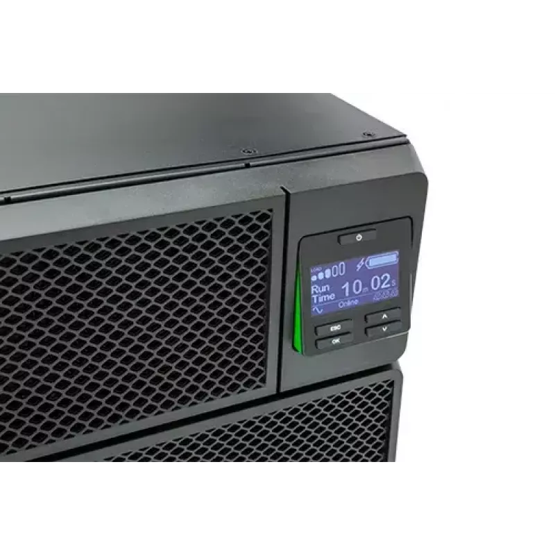 APC Smart-UPS On-Line SRT8KRMXLI – 8kW/VA, 6x C13 + 4x C19 + kietasis prijungimas, 1 fazė, montuojamas į stelažą, integruota tinklo valdymo kortelė
