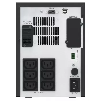 APC Easy UPS 1 Ph Line Interactive 1000VA Tower 230V 6x IEC C13 AVR Dry Contact LCD be tinklo valdymo kortelės palaikymo