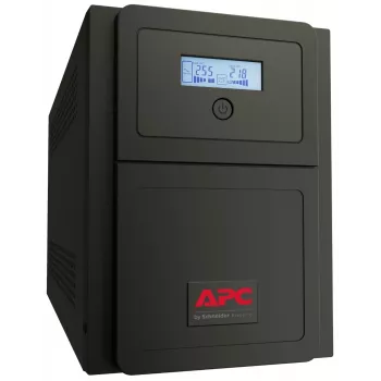 APC Easy UPS 1 fazės linijinis interaktyvus UPS, 1500VA, Tower, 230V, 6x IEC C13 lizdai, AVR, sausas kontaktas, LCD, be tinklo kortelės palaikymo