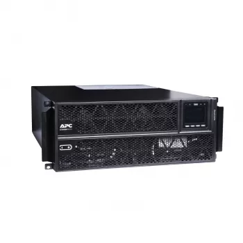 APC Smart-UPS On-Line, 5kVA/5kW, Rack/Tower, 230V, 2x IEC C13+1x IEC C19+Hard wire 3-wire (H+N+E) lizdai, tinklo kortelė, be bėgių komplekto
