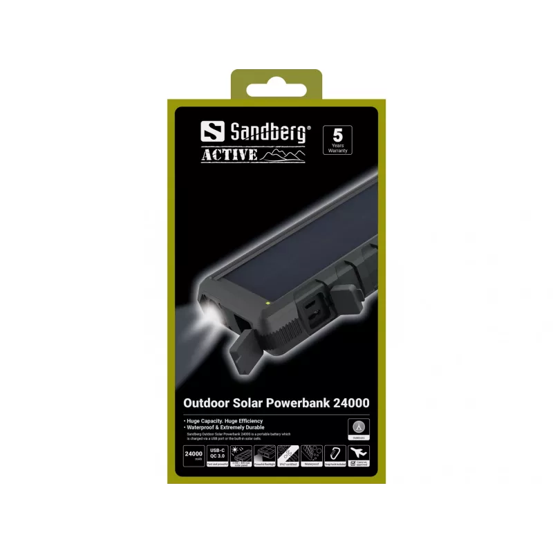 Sandberg Outdoor Solar Powerbank 24000 mAh