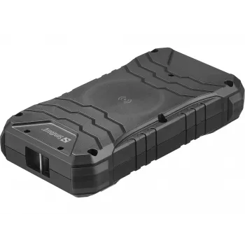Sandberg Survivor Powerbank 20000 PD30W, 20000 mAh, belaidžiu įkrovimu, juoda