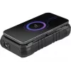 Sandberg Survivor Powerbank 20000 PD30W, 20000 mAh, belaidžiu įkrovimu, juoda