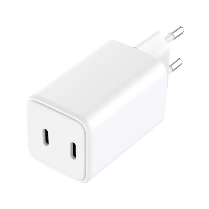 Sandberg AC įkroviklis Dual USB-C PD65W EU, vidaus, AC, 20 V, 3,25 A, baltas