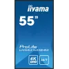 iiyama LH5541UHS-B2 stendinis ekranas 138.7 cm (54.6 col.) LCD 500 cd/m² 4K Ultra HD juodas su integruotu procesoriumi 24/7