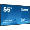 iiyama LH5541UHS-B2 stendinis ekranas 138.7 cm (54.6 col.) LCD 500 cd/m² 4K Ultra HD juodas su integruotu procesoriumi 24/7