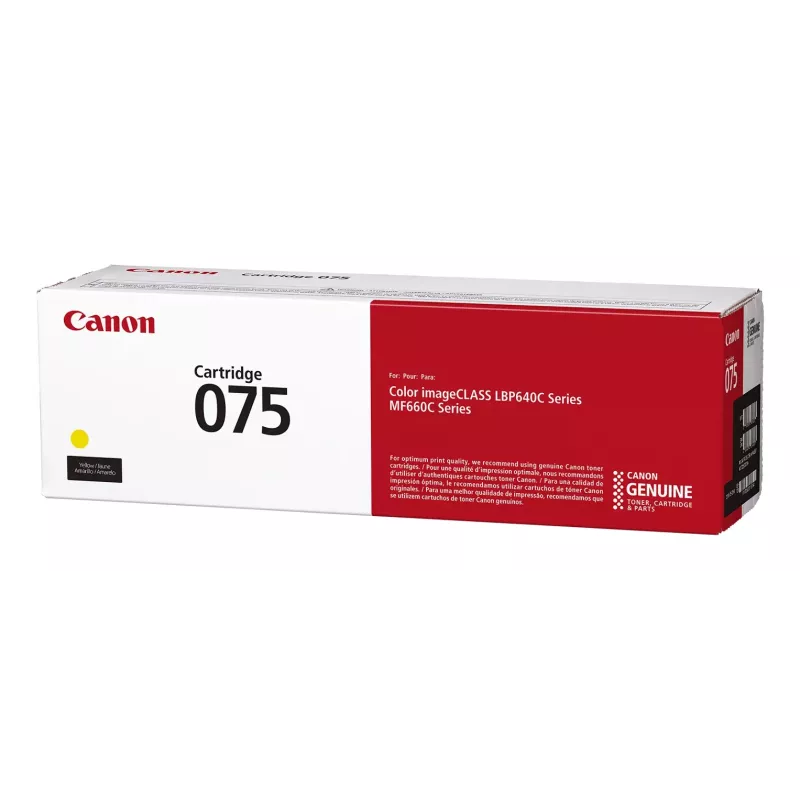 Canon 075 originalus geltonos spalvos tonerio kasetė, 1 vnt.
