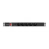 PDO Lanberg PDU-05E-0200-BK 5 AC lizdai 1U Juoda